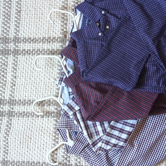 Lot of 4 boys Brooks Brothers Boys Medium Button Down Shirts - Picture 1 of 12
